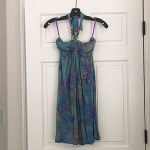Halter Tie Dye Dress